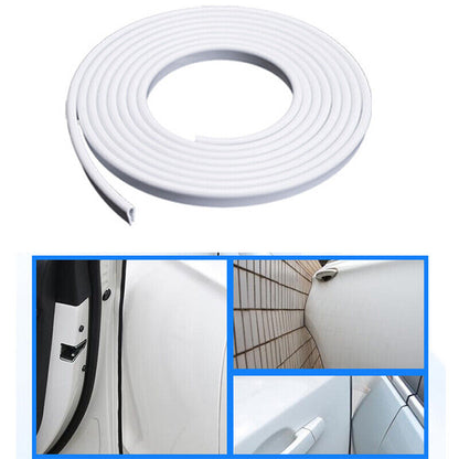 Защитна лента протектор за врата капак багажник бяла 5М