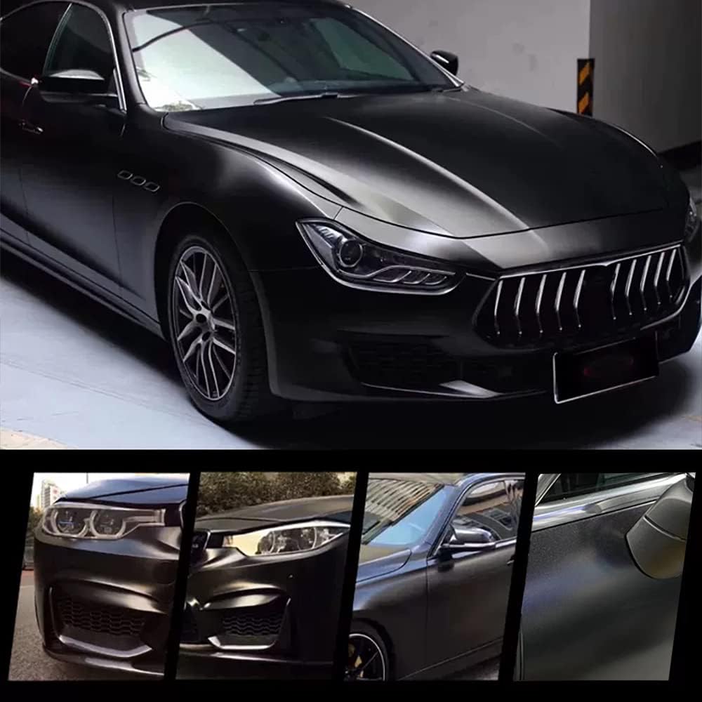 Декоративно автомобилно фолио 1.52 X 28M черен гланц лъскаво черно