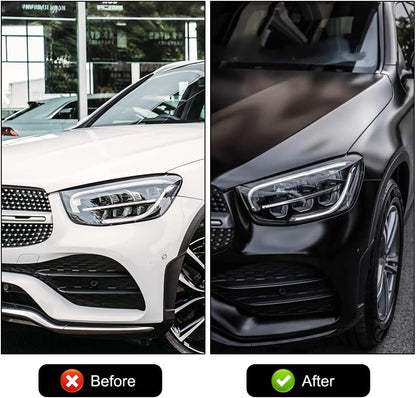 Декоративно автомобилно фолио 1.52 X 28M черен гланц лъскаво черно