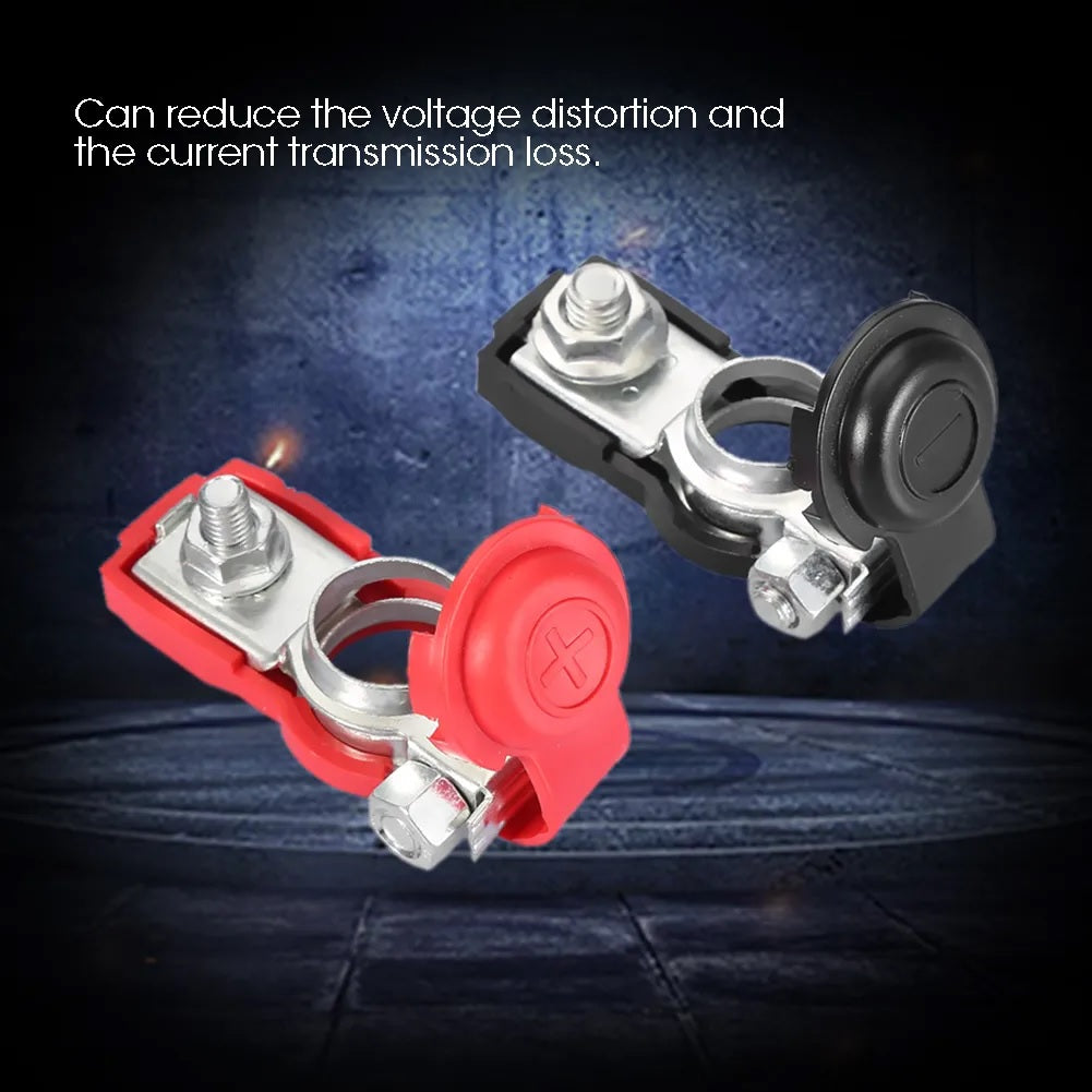 Комплект от 2 броя мeтални клеми за акумулатор