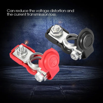 Комплект от 2 броя мeтални клеми за акумулатор