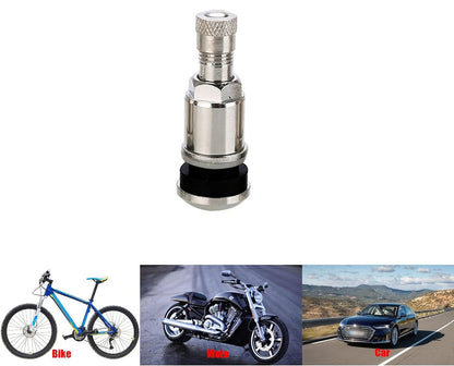 1бр Метален вентил за безкамерни гуми на автомобил