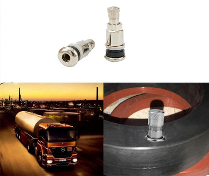 1бр Метален вентил за безкамерни гуми на автомобил