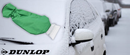 Стъргалка за лед с ръкавица зелена Dunlop