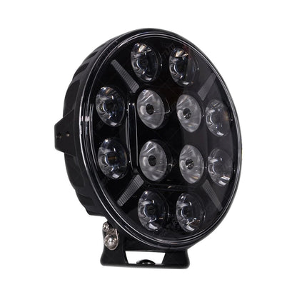 LED Диоден Халоген Фар Бял Оранжев Габарит Ø 180 мм 12V 24V 12 Диода за джип камион трактор багер земеделски машини и др.
