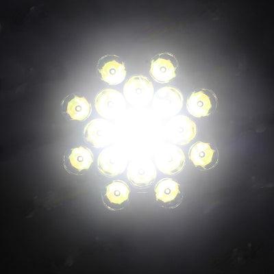 LED ЛЕД Диодна Лампа Халоген Фар с Дълга Бяла Светлина + Бяла и Жълта Габаритна 80W 9100lm 12V - 24V Е-марк Е9 За Автомобил Бус Ван 4х4 Джип ATV Камион Трактор и др.
