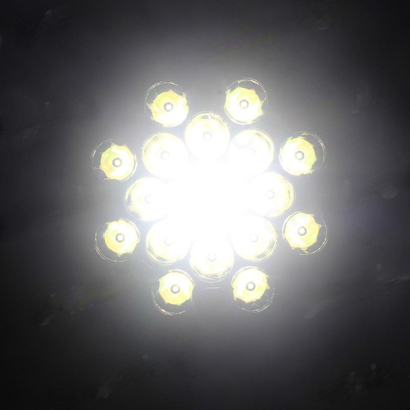 LED ЛЕД Диодна Лампа Халоген Фар с Дълга Бяла Светлина + Бяла и Жълта Габаритна 80W 9100lm 12V - 24V Е-марк Е9 За Автомобил Бус Ван 4х4 Джип ATV Камион Трактор и др.