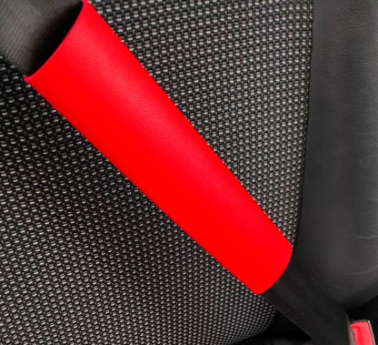 Комплект от 2бр калъфи калъф протектор за предпазен колан червен