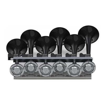 Тромба Музикална Клаксон BABY SHARK  АXEL F и още 18 Мелодии 12V - 24V Супер Мощна +130db за Кола Камион Трактор ТИР Бус Автобус и Др.