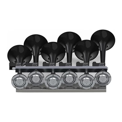 Тромба Музикална Клаксон BABY SHARK  АXEL F и още 18 Мелодии 12V - 24V Супер Мощна +130db за Кола Камион Трактор ТИР Бус Автобус и Др.