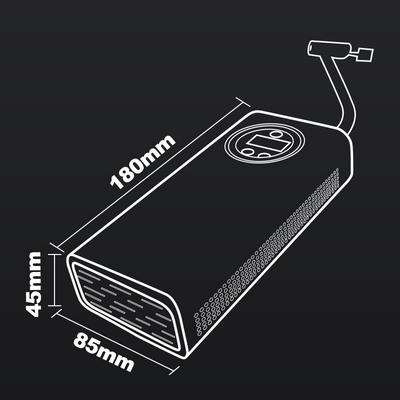 AirPump Pro™ Мощен Мини Компресор на Батерия с LED Дисплей
