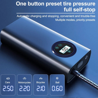 AirPump Pro™ Мощен Мини Компресор на Батерия с LED Дисплей