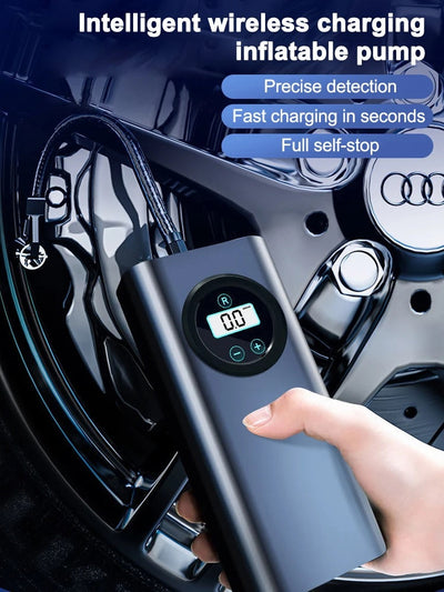 AirPump Pro™ Мощен Мини Компресор на Батерия с LED Дисплей
