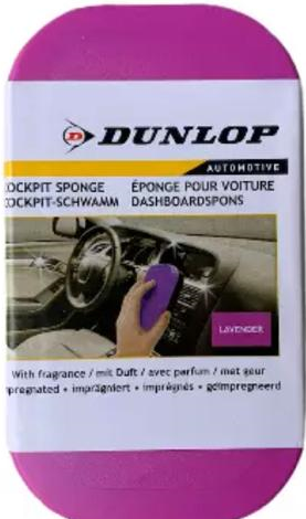 Гъба за автомобилно табло с аромат на лавандула Dunlop