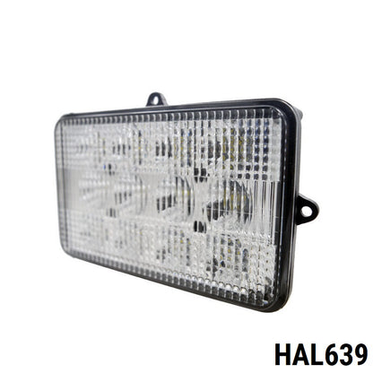 ЛЕД Диоден Халоген LED Фар - 5100lm 16.5cm 60W PRO - Късa/Дълга Светлина - John Deere Странично захващане