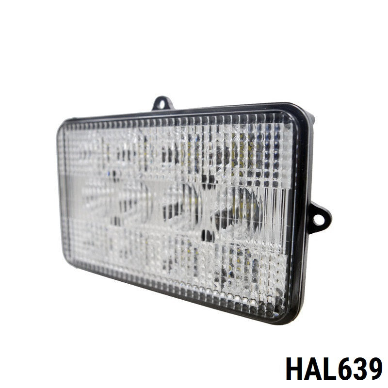 ЛЕД Диоден Халоген LED Фар - 5100lm 16.5cm 60W PRO - Късa/Дълга Светлина - John Deere Странично захващане