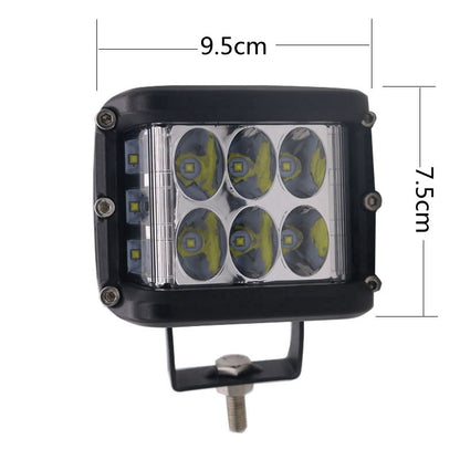 45W LED BAR ЛЕД БАР ДИОДЕН ФАР ПРОЖЕКТОР ХАЛОГЕН 12-24V DUAL
