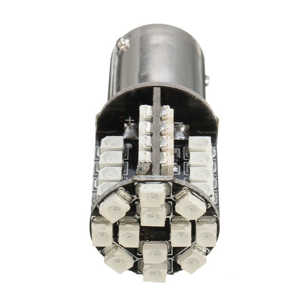 LED Лед Крушки, Мигач, 44 SMD, Canbus, 1156 (P21W), 12V, Оранжева, Жълта Светлина