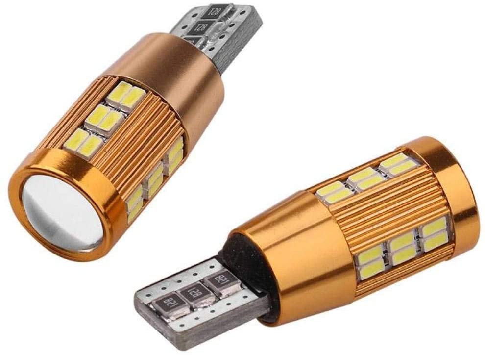 LED Лед Диодни Крушки За Габарит, Т10 W5W 194 168, 30 SMD, 12V, Бяла Светлина, Canbus - Error free , Без грешки