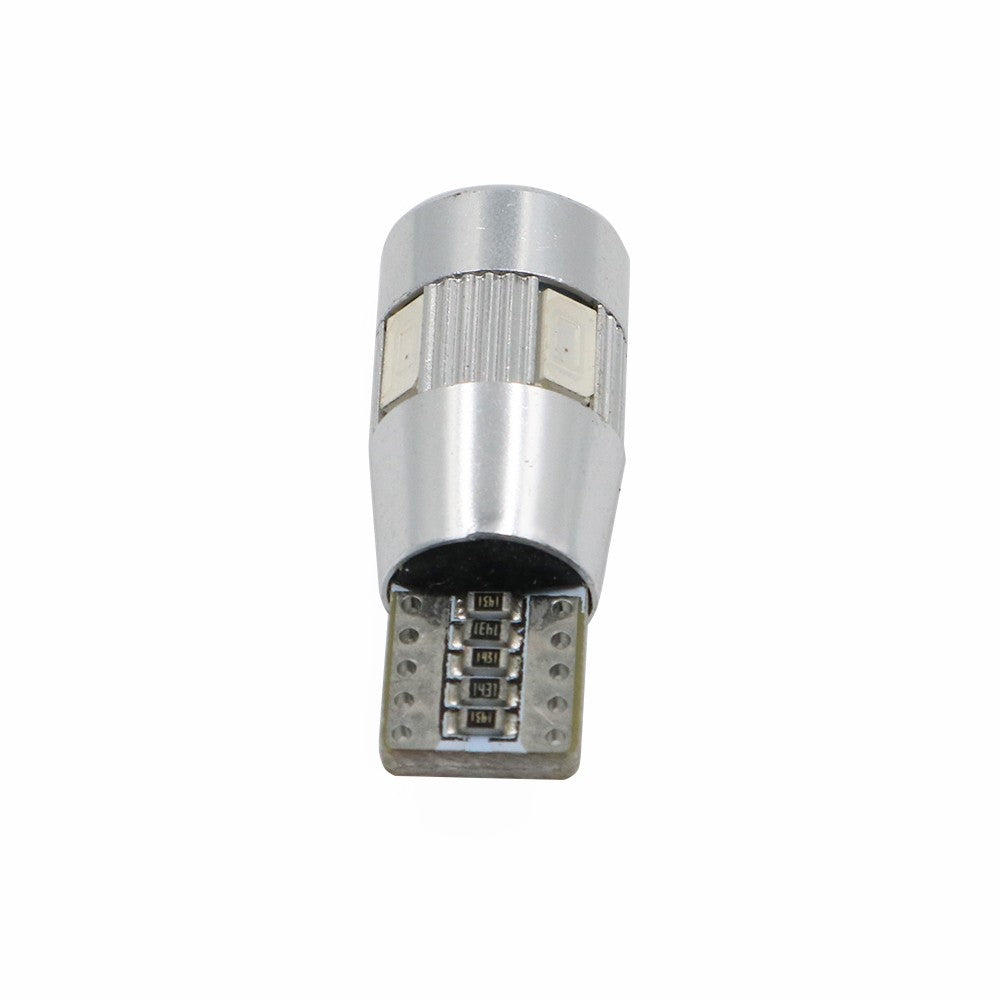 Лед Крушки За Габарит, Т10 W5W LED 6 SMD, Canbus, 12V, Синя Светлина