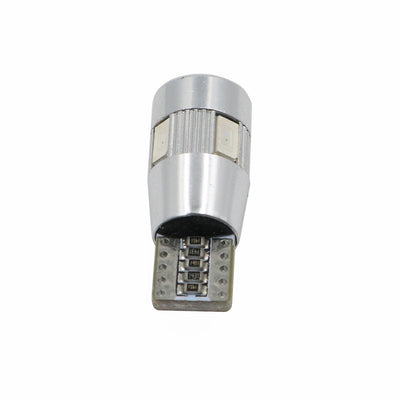 Лед Крушки За Габарит, Т10 W5W LED 6 SMD, Canbus, 12V, Синя Светлина