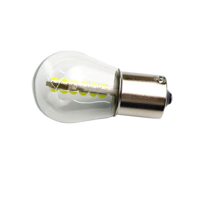 LED Лед Крушки, 18 SMD, BA15S 1156 (P21W), BAU15S 1156 (PY21W), 12V - 24V, Бяла, Оранжева, Червена, Синя Светлина