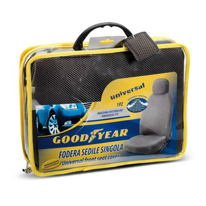 1 брой универсална тапицерия калъф за предна седалка сиво Goodyear Гудиър