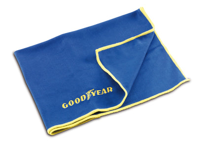 Мека универсална микрофибърна кърпа за избърсване подсушаване и почистване на замърсявания от стъкло 40 x 40 cm Goodyear Гудиър