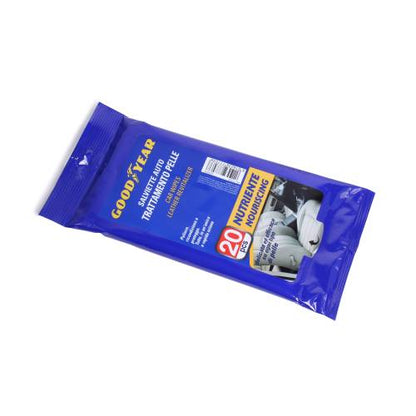 Мокри кърпи за почистване на кожа и кожени повърхности 20 броя Goodyear Гудиър