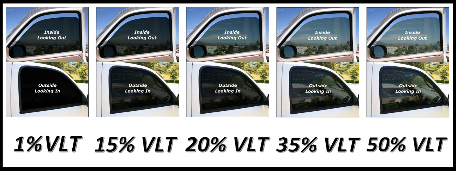Авто Фолио за затъмнение на стъклa, прозорци FOL, VLT 15%, 76 см x 300 см, dark black