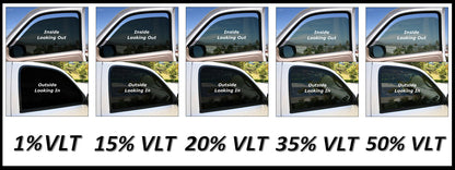 Авто Фолио за затъмнение на стъклa, прозорци FOL, VLT 15%, 76 см x 300 см, dark black
