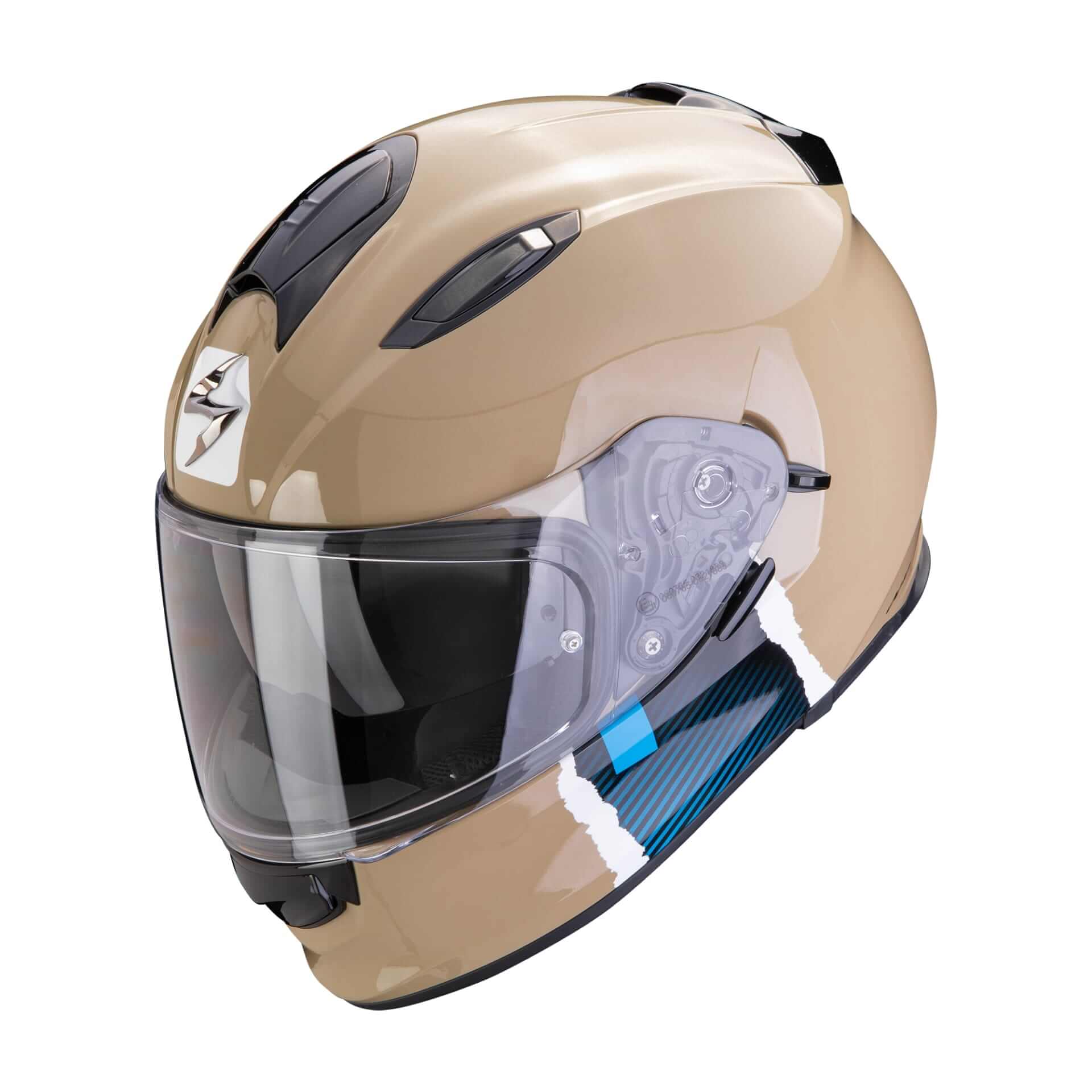 КАСКА SCORPIONS EXO 491 CODE SAND/BLUE