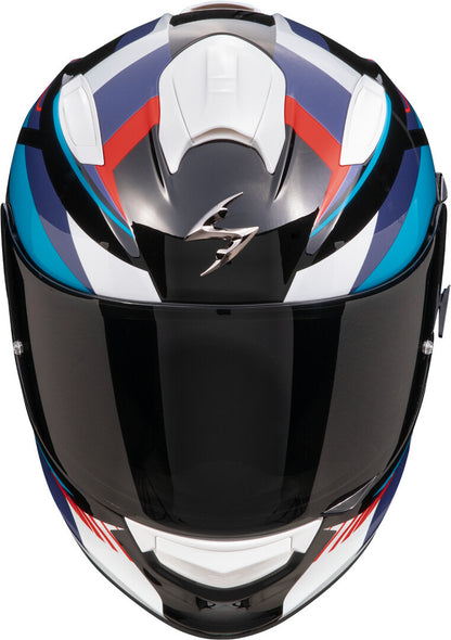 КАСКА SCORPIONS EXO 491 ABILIS BLACK/RED/BLUE