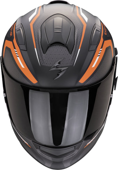 КАСКА SCORPIONS EXO 491 KRIPTA BLACK  MATT /ORANGE/WHITE