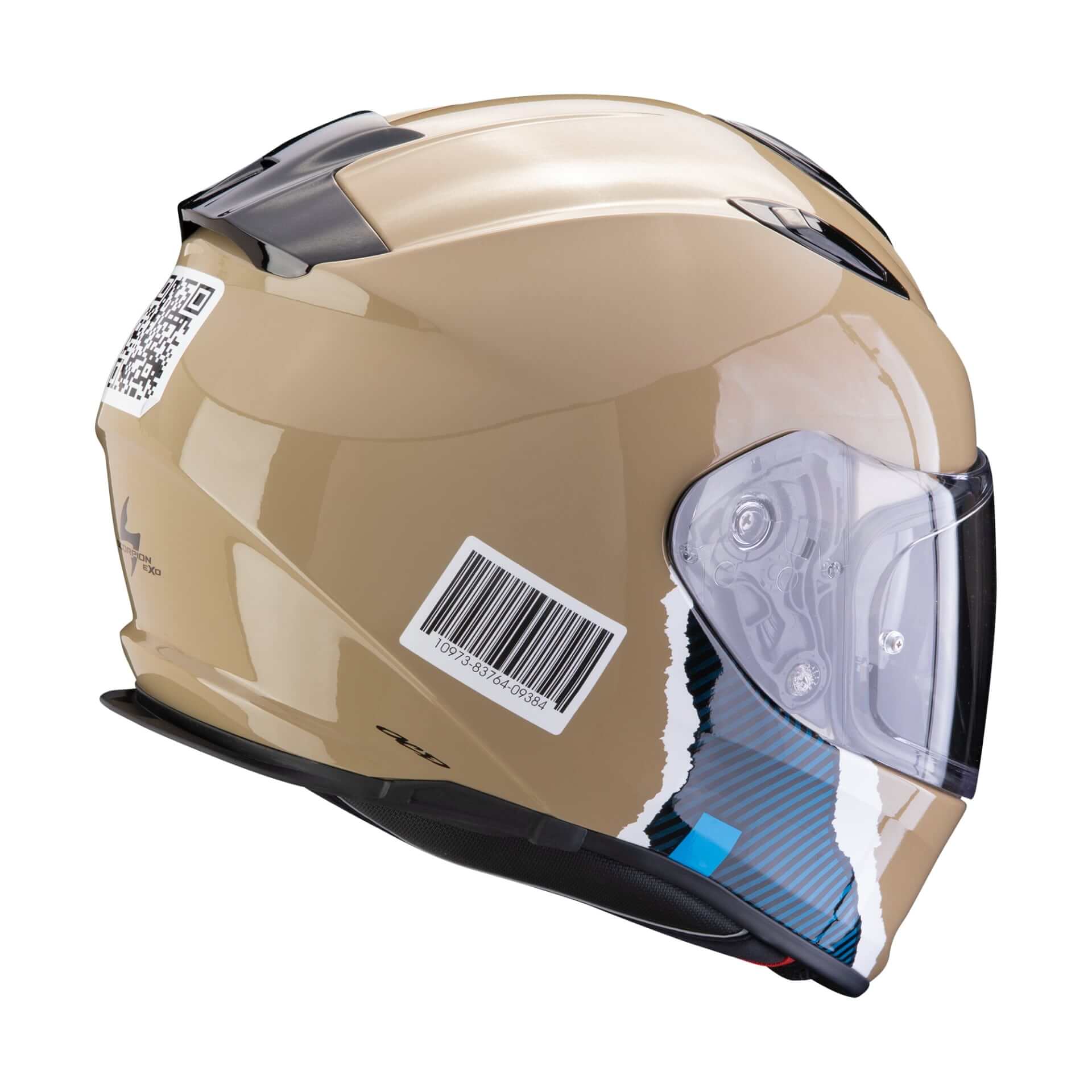 КАСКА SCORPIONS EXO 491 CODE SAND/BLUE