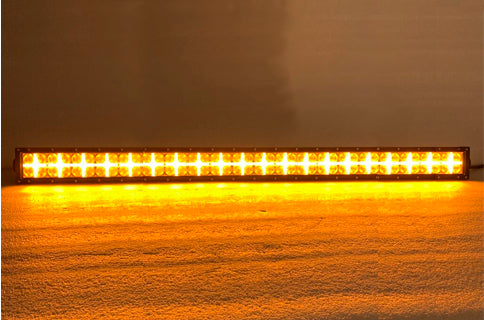 100 См Led Bar Лед Диоден Бар Прожектор Бяла и Оранжева, Жълта Светлина, Блиц, Флаш, CROSS DRL 240W 12V 24V