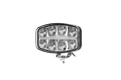 Нов мощен 64W LED Лед Фар Халоген с Три Функции Неон Neon ефект 12-24V Бяла светлина 6500LM