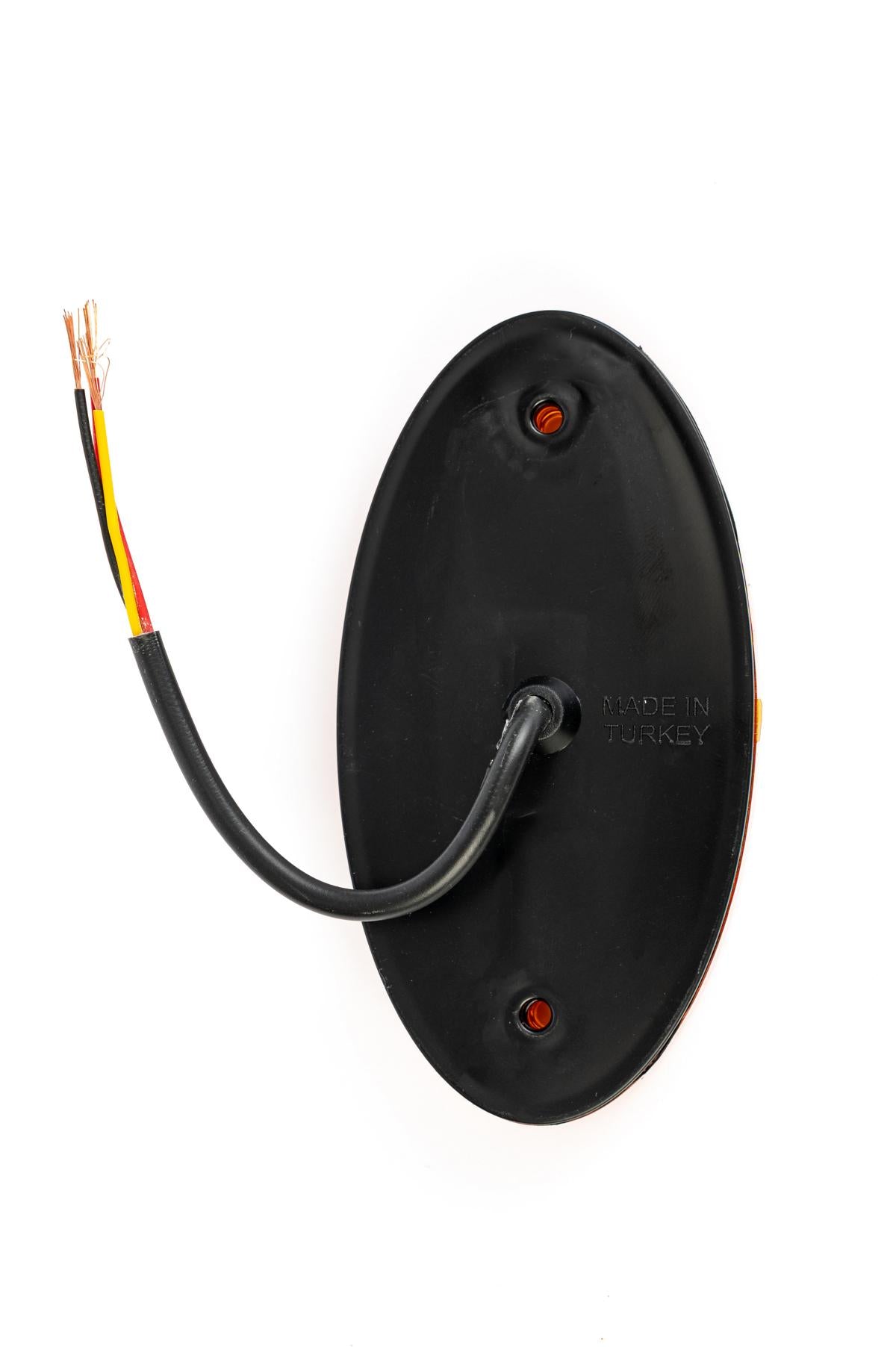 LED Светодиоден Габарит, 116mm x 60mm, Оранжев, Жълт, Неон Ефект, Три Функции,12V-24V