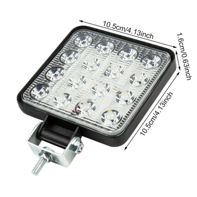 48W ЛЕД 12V 24V LED Диоден Халоген Фар Прожектор Задна Светлина Диодна Лампа