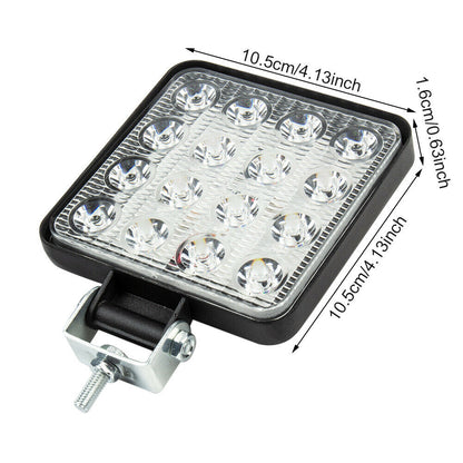 48W ЛЕД 12V 24V LED Диоден Халоген Фар Прожектор Задна Светлина Диодна Лампа