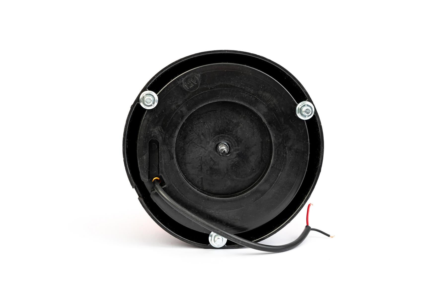Въртяща Сигнална Аварийна Оранжева Лампа Маяк с Крушка 12V - 24V, Ø 146mm