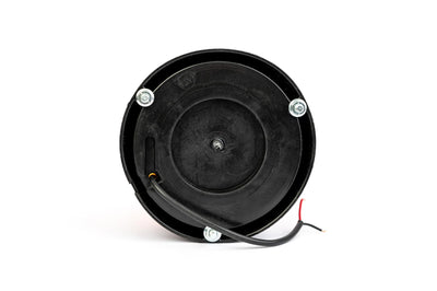 Въртяща Сигнална Аварийна Оранжева Лампа Маяк с Крушка 12V - 24V, Ø 146mm