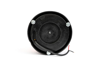 Въртяща Сигнална Аварийна Оранжева Лампа Маяк с Крушка 12V - 24V, Ø 146mm