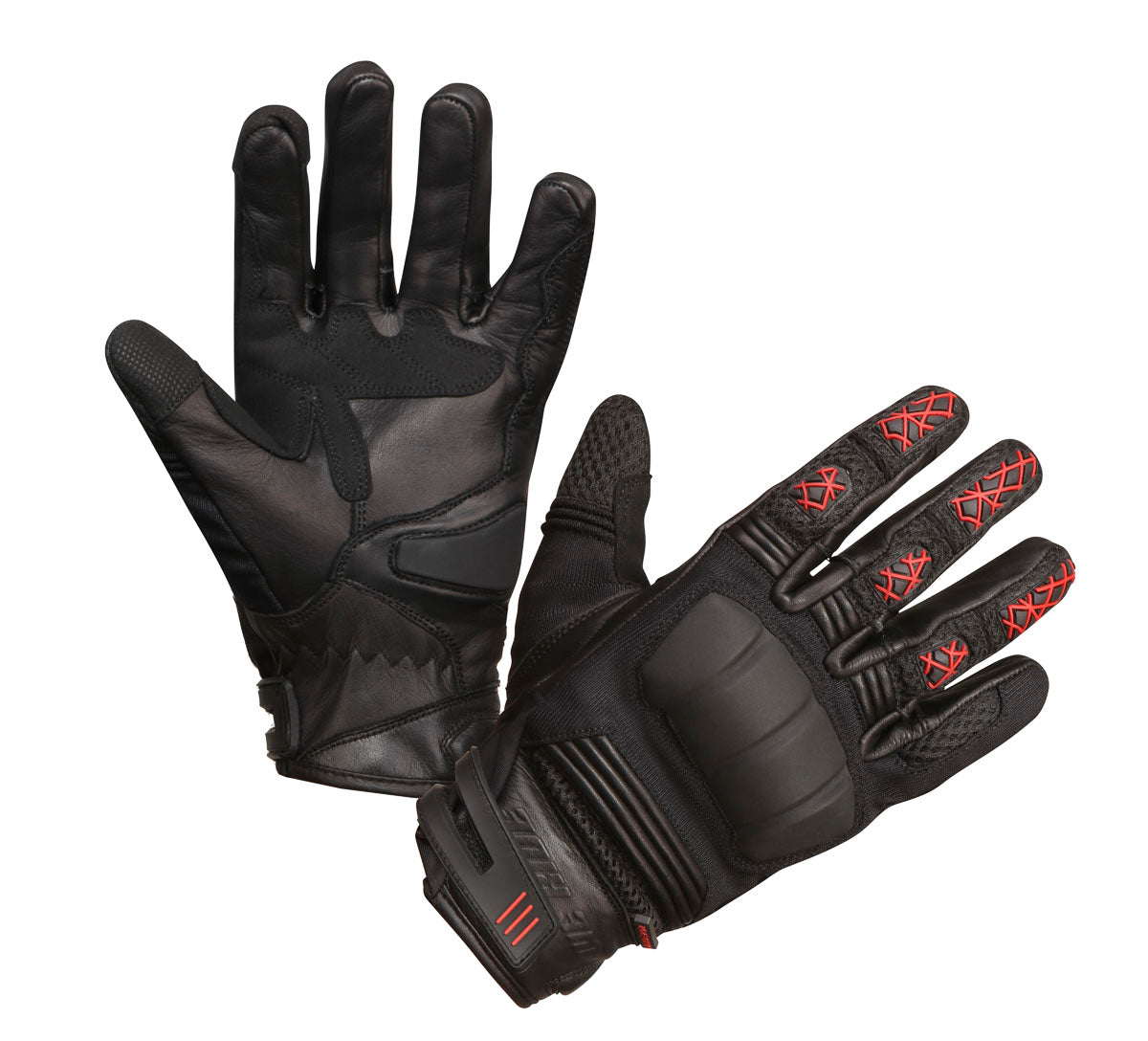 МОТО РЪКАВИЦИ MODEKA ENNOS BLACK/RED