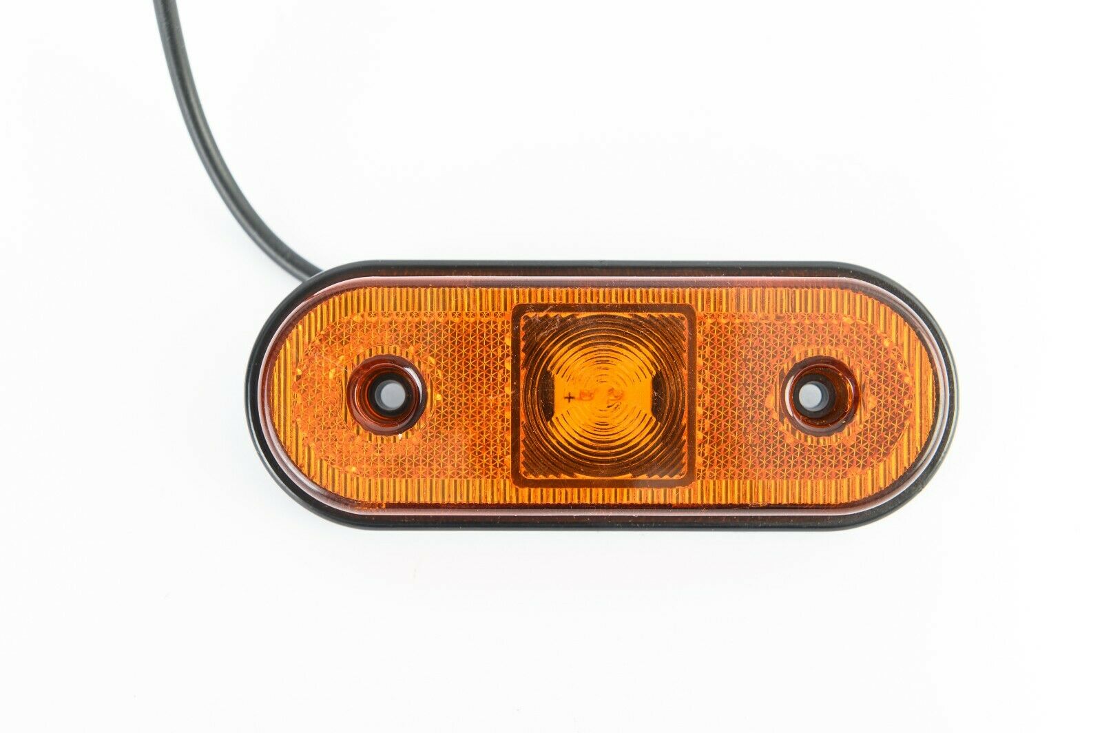 1 брой 12-24V LED Диоден Маркер Токос Габарит Светлина За Камион Ремарке Платформа Оранжев