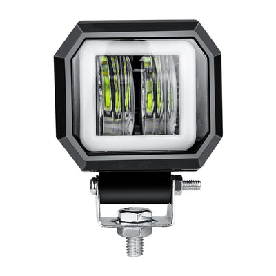 7D LED Халоген 7.6см Диодна Работна Лампа Диоден Фар Прожектор Задна Светлина 20W 1000lm 12V/24V