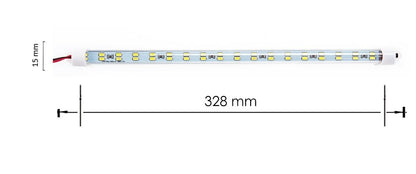 1 брой Лед Интериорна Диодна Лампа, Тръба, 32см 36 LED, Бяла Светлина, 12V, 2.25W , За Автомобил, Бус, Ван, За Дома или Офиса