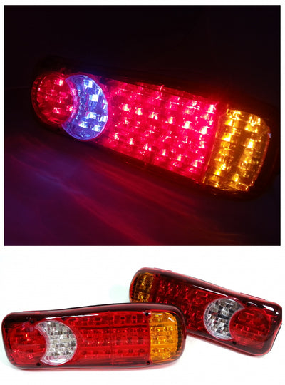 Комплект LED Диодни стопове 12V Волта бус камион ТИР ремарке