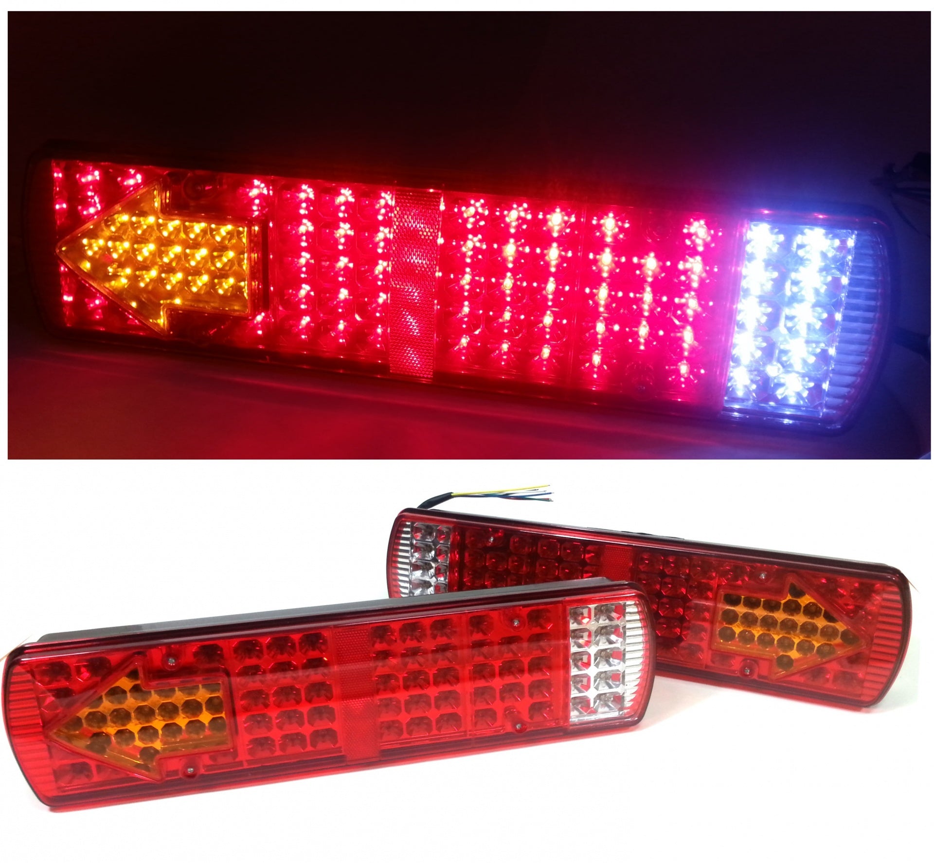 LED стопове мигач задна светлина 12V за камион бус ТИР, ремарке