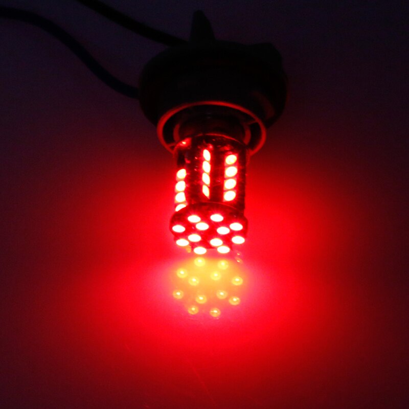 LED Лед Крушки, Стоп, 44 SMD, Canbus, 1156 (P21W), 12V, Червена Светлина